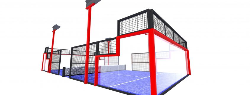 Padel, padelbana Mini