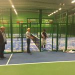 Inauguration of padelcourt in Halmstad