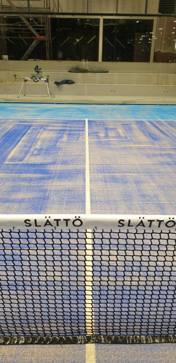 Nätkant padel med eget tryck